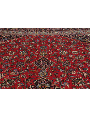 Kashan 392x500 Cm Kashan, Persia, Hand-carded Wool warp: