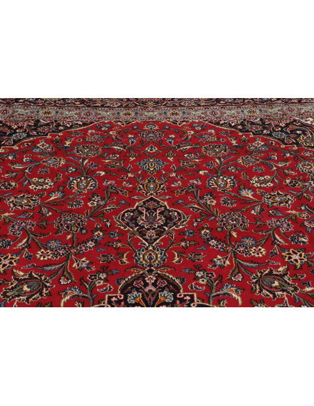 Kashan 392x500 Cm Kashan, Persia, Hand-carded Wool warp: