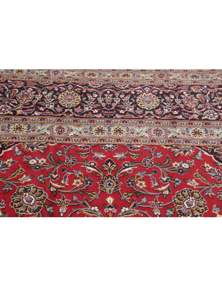 Kashan 392x500 Cm Kashan, Persia, Hand-carded Wool warp: