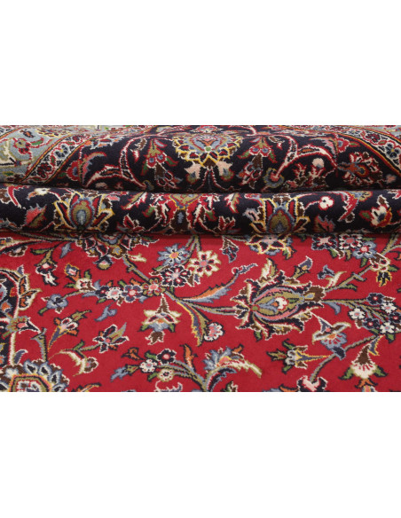 Kashan 392x500 Cm Kashan, Persia, Hand-carded Wool warp:
