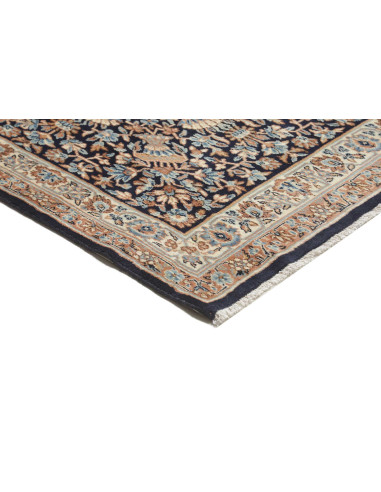 Kerman Persia Floreale Blu Avorio 393x525 Cm