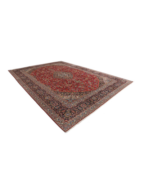 Kashan 355x487 Cm Kashan, Persia, Hand-carded Wool warp: