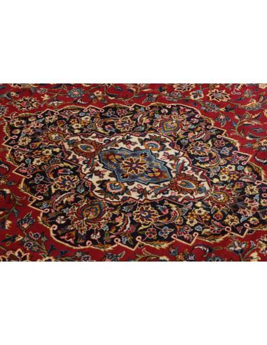 Kashan 355x487 Cm Kashan, Persia, Hand-carded Wool warp: