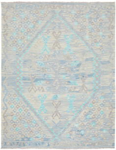 Kilim 156x203 Cm Kilim, Afghanistan, Hand-carded Wool, 0.3