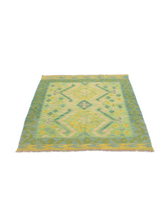 Kilim 102x149 Cm Kilim Afgano Lana Cardata A Mano Ordito 2
