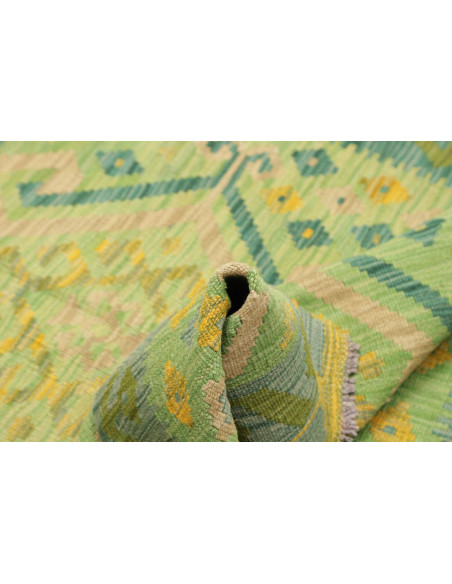 Hand Made Rug Kilim Afghanistan 102x149 Aqua Gr