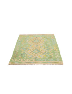 Kilim 100x144 Cm Kilim, Afghanistan, Hand-carded Wool warp: 2