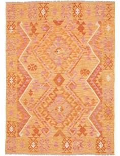 Kilim 129x181 Cm Kilim, Afghanistan, Hand-carded Wool warp:
