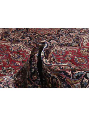 Mashad 390x500 Cm Mashad, Persia, Lana Cardata A Mano