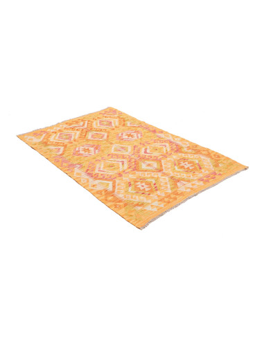Kilim 96x142 Cm Kilim, Afghanistan, Hand-carded Wool warp: