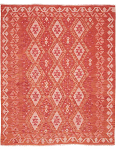 Kilim 158x192 Cm Kilim Afghanistan, Lana Cardata A Mano,