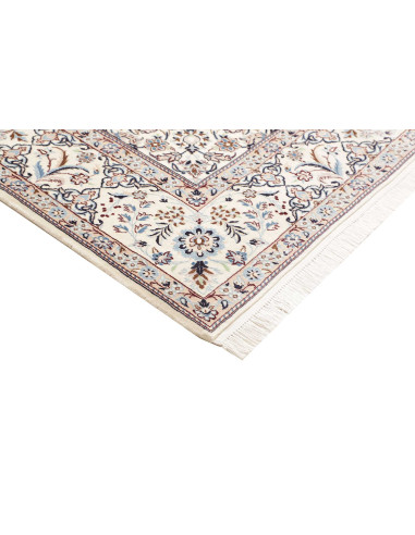 Hand Made Rug Nain 9la Persia 206x308 Cream Blu