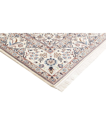 Hand Made Rug Nain 9la Persia 206x308 Cream Blu