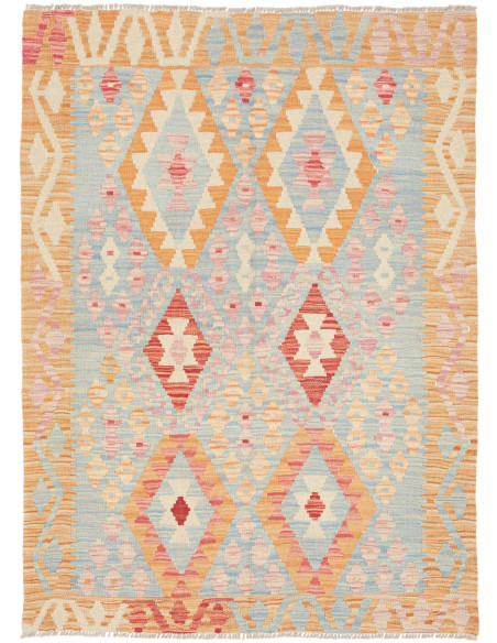 Kilim 103x137 Cm Kilim, Afghanistan, Lana Cardata A Mano