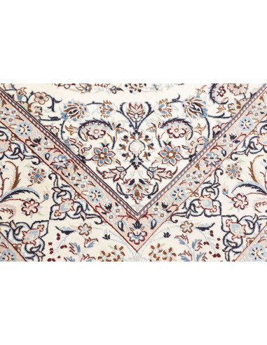 Hand Made Rug Nain 9la Persia 206x308 Cream Blu