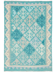 Kilim 101x149 Cm Kilim, Afghanistan, Hand-carded Wool warp: