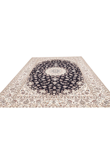 Nain 9la 255x365 Cm Nain 9la Persia Hand-carded Wool And