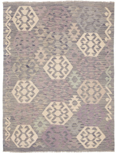 Kilim 134x175 Cm Kilim, Afghanistan, Lana Cardata A Mano