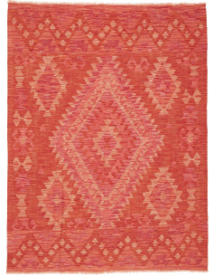 Kilim 126x170 Cm Kilim, Afghanistan, Lana Cardata A Mano