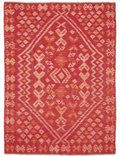 Kilim 130x179 Cm Kilim, Afghanistan, Hand-carded Wool warp: