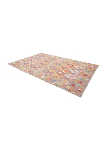 Kilim 203x304 Cm Kilim Afghanistan, Hand-carded Wool,