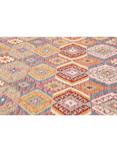 Kilim 203x304 Cm Kilim Afghanistan, Lana Cardata A Mano,