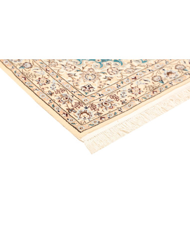 Tappeto Nain 6La Persia bianco blu 84x127