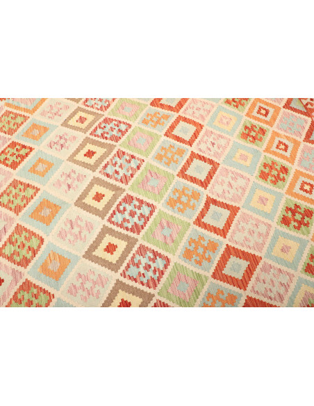 Rug Kilim Afghanistan yellow orange 216x294