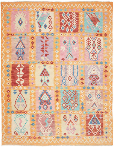 Kilim 182x230 Cm Kilim, Afghanistan, Hand-carded Wool