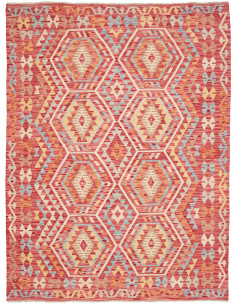 Kilim 184x241 Cm Kilim, Afghanistan, Hand-carded Wool (warp: