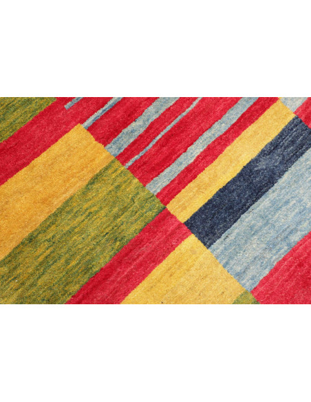 Gabbeh Fine 184x227 Cm Gabbeh Fine, Persia, Hand-carded Wool