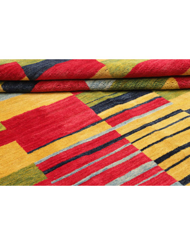 Gabbeh Fine 184x227 Cm Gabbeh Fine, Persia, Hand-carded Wool