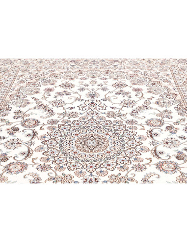 Nain 9la 205x317 Cm Nain 9la, Persia, Hand-carded Wool And