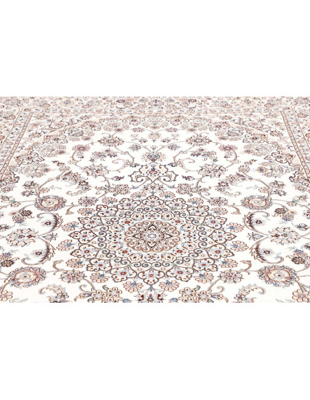 Nain 9la 205x317 Cm Nain 9la, Persia, Hand-carded Wool And