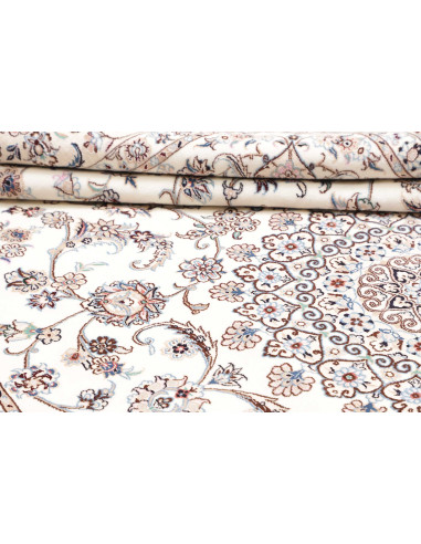 Nain 9la 205x317 Cm Nain 9la, Persia, Hand-carded Wool And