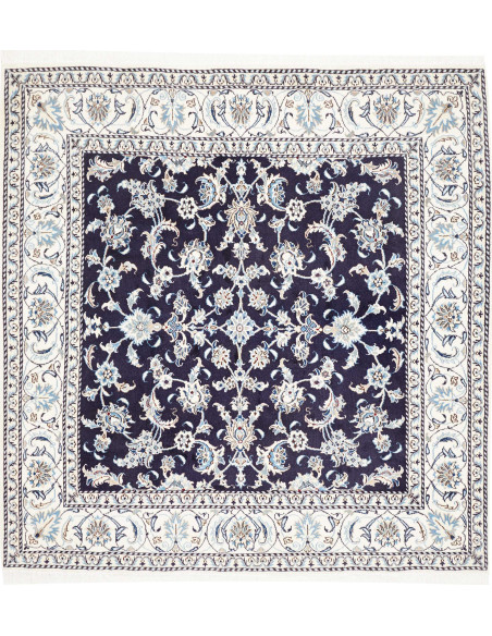 Nain Kashmar 198x203 Cm Nain Kashmar, Persia, Hand-carded