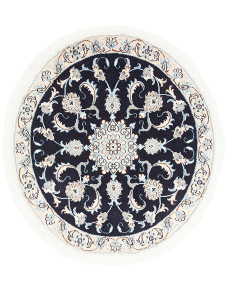 Nain Kashmar 98x102 Cm Nain Kashmar Persia Hand-carded Wool