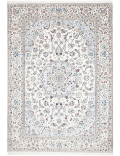 Nain 9la 246x348 Cm Nain 9la, Persia, Lana Cardata A Mano E