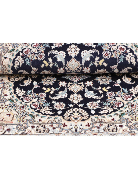Nain 6la 76x115 Cm Nain 6la Persia Hand-carded Wool And Silk