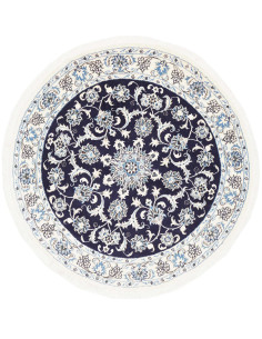 Nain Kashmar 143x143 Cm Nain Kashmar, Persia, Hand-carded