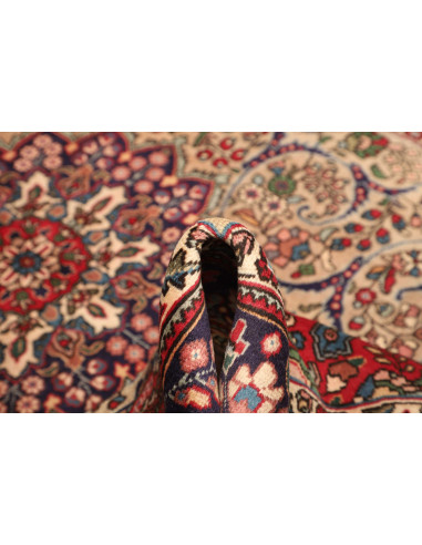 Rug Tabriz Persia maroon grey 210x295