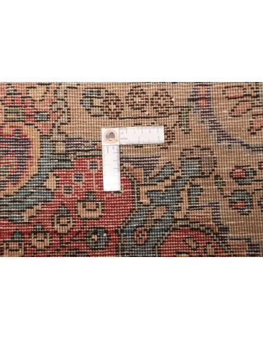 Rug Tabriz Persia maroon grey 210x295