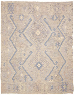 Tappeto Kilim Afghanistan beige marrone 156x198
