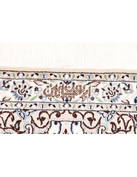 Nain 6la 86x123 Cm Nain 6la, Persia, Hand-spun Wool And Silk