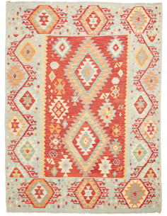 Rug Kilim Afghanistan yellow orange 153x204