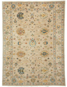 Malka 150x197 Cm Malka, Pakistan, Lana Cardata A Mano Con