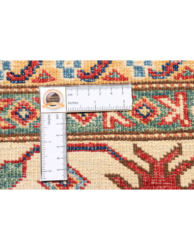 Rug Kazak Fine Pakistan sky blue maroon 172x247