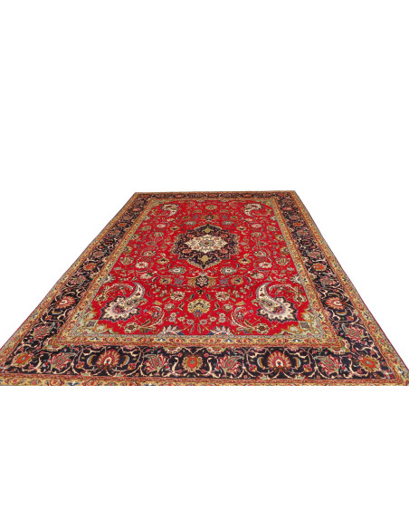 Tabriz 248x360 Cm Tabriz, Persia, Hand-carded Wool warp: