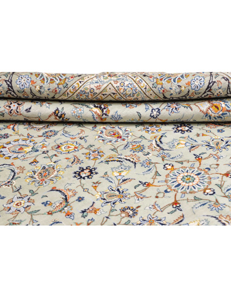 Kashan 305x425 Cm Kashan, Persia, Hand-carded Wool warp: