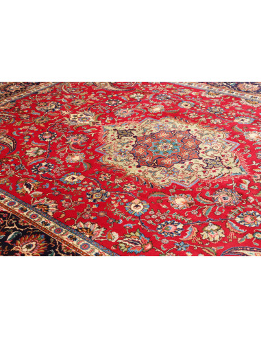Tabriz 253x360 Cm Tabriz, Persia, Lana Cardata A Mano,